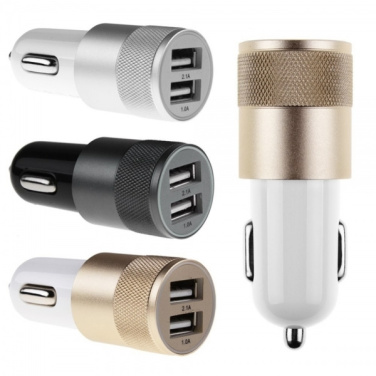 Logo trade promotional product photo of: Metal car charger